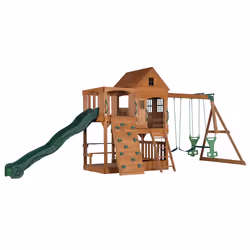 Backyard Discovery Playset Hill Crest, 3 an(s), 10 an(s), Bois, 208,6 kg, Marron