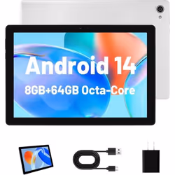 Tablette - Byxsb - Android 14 - 101 pouces HD+ - 8 Go RAM - 64 Go Stockage