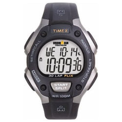 Timex T5E901 montre Montre bracelet Mâle Électronique Noir, Gris, Argent