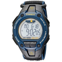Timex T5K413 montre Montre bracelet Mâle Électronique Noir, Bleu