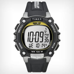 Timex IRONMAN 100-Lap Montre bracelet Mâle Électronique Argent