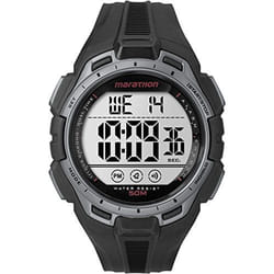 Timex Marathon Montre bracelet Mâle Électronique Noir, Gris
