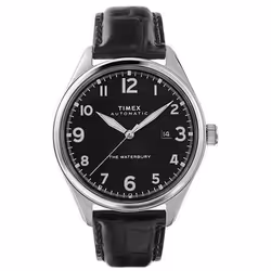 Montre Timex Waterbury Traditional Automatic Pour Hommes en Noir - TW2T69600