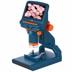 Levenhuk LabZZ DM200, Microscope numérique, Vert, Plastique, LCD, 10,9 cm (4.3"), 0 - 83 mm