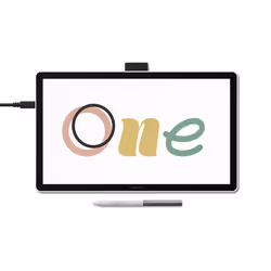 Wacom One 14 tablette graphique Noir, Blanc 2540 lpi 309 x 174 mm USB - Vue supplémentaire 2