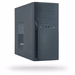 Chieftec ATX mini-tour alu brossé SECC, Tower, PC, Noir, micro ATX, SECC, 14 cm