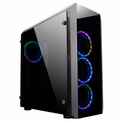 Chieftec Scorpion II, Midi Tower, PC, Noir, ATX, micro ATX, Mini-ITX, SPCC, Verre trempé, Jouer