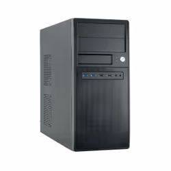 Chieftec CG-04B-OP, Midi Tower, PC, Noir, ATX, micro ATX, SECC, 14 cm