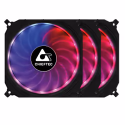 Chieftec CF-3012-RGB système de refroidissement d'ordinateur Boitier PC Ventilateur 12 cm Noir - Vue supplémentaire 9
