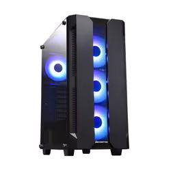 Chieftec GS-01B-OP, Tower, PC, Noir, ATX, micro ATX, Mini-ITX, SPCC, Verre trempé, Jouer