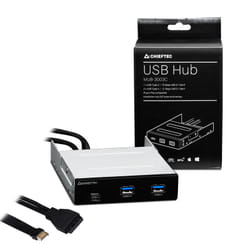 Chieftec MUB-3003 Obturateur de baie de lecteur Noir