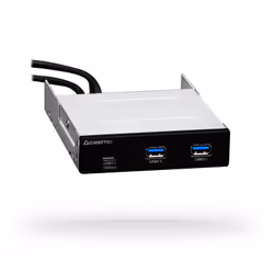 Chieftec MUB-3003 Obturateur de baie de lecteur Noir