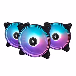 Chieftec Chieftronic Nova Set, Ventilateur, 12 cm, 24 dB, 68 cfm, Noir