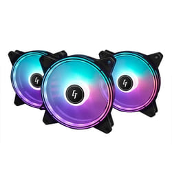 Chieftec Chieftronic Nova Set Ventilateur 12 cm Noir 3 pièce(s)