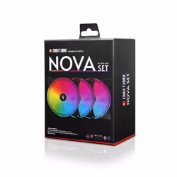 Chieftec Chieftronic Nova Set Ventilateur 12 cm Noir 3 pièce(s) - Vue supplémentaire 12