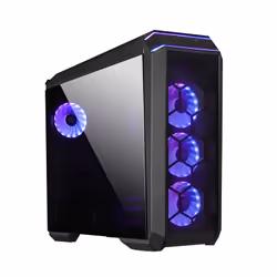Chieftec Stallion III, Midi Tower, PC, Noir, ATX, micro ATX, Mini-ITX, Jouer, Bleu, Vert, Rouge