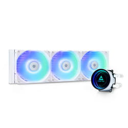 Chieftec CLC-360-RGB-W système de refroidissement d'ordinateur Boitier PC Refroidisseur de liquide tout-en-un 12 cm Blanc
