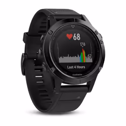 Garmin fēnix 5 3,05 cm (1.2") Noir Wifi GPS (satellite)