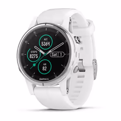 Garmin fēnix 5S Plus, Bracelet connecté, 3,05 cm (1.2"), MIP, Blanc