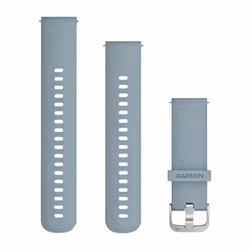 Garmin 010-12691-06, Bande, Silicone, Argent, 20 mm