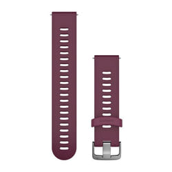 Garmin Quick Release Bande Bourgogne Silicone