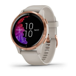 Garmin Venu AMOLED 43 mm Numérique 390 x 390 pixels Écran tactile Or rose Wifi GPS (satellite)