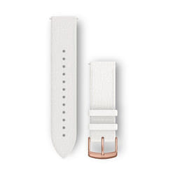 Garmin Quick Release Bande Blanc Cuir