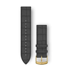 Garmin Quick Release Bande Noir Cuir