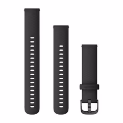 Garmin 010-12932-01, Bande, Smartwatch, Noir, Garmin, Captain Marvel vívoactive 4S vívomove 3S, Silicone