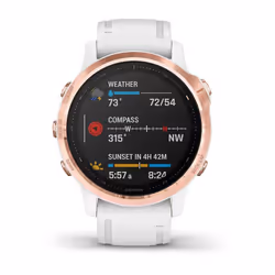 Garmin fēnix 6S Pro 42mm Noir, Or rose GPS - Vue supplémentaire 4
