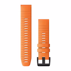 Garmin QuickFit 22, Bande, Montre de sport, Orange, Garmin, fēnix 6, fēnix 6 Pro/Sapphire, Silicone