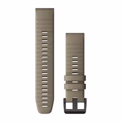 Garmin QuickFit 22, Bande, Montre de sport, Sable, Garmin, fēnix 6, fēnix 6 Pro/Sapphire, Silicone