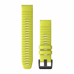 Garmin QuickFit 22, Bande, Montre de sport, Jaune, Garmin, fēnix 6, fēnix 6 Pro/Sapphire, Silicone