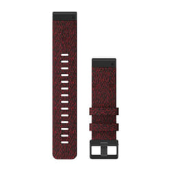 Garmin QuickFit 22 Bande Rouge Nylon