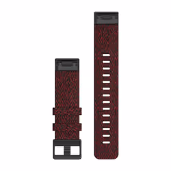 Garmin QuickFit 22 Bande Rouge Nylon
