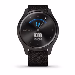 Garmin vívomove Style Montre connectée 42 mm Graphite GPS bracelet nylon Noir - Vue supplémentaire 4