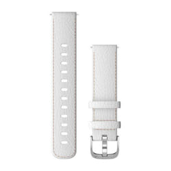 Garmin 010-12932-09 accessoire intelligent à porter sur soi Bande Blanc Cuir, Argent