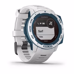 Garmin Instinct Solar – Surf Edition MIP Numérique 128 x 128 pixels Bleu, Blanc GPS (satellite)