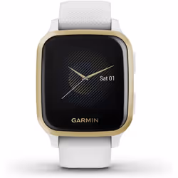 Garmin Venu SQ 40mm Tactile Or, Blanc GPS (satellite)