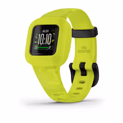 Garmin vivofit jr. 3, Brassard tracker d’activité, MIP, Imperméable, Vert