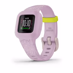 Garmin vivofit jr. 3, Brassard tracker d’activité, MIP, Imperméable, Rose
