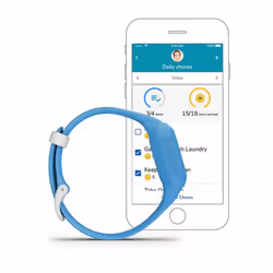 Garmin vívofit® jr. 3 – MIP Numérique Bleu - Vue supplémentaire 4