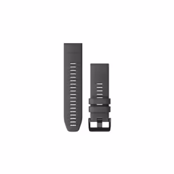 Garmin QuickFit 26mm, Bande, Smartwatch, Gris, Garmin, Silicone, Noir