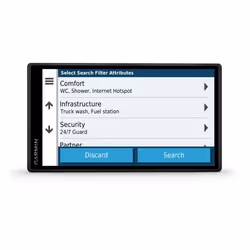 Garmin dēzl LGV500 navigateur Fixé 14 cm (5.5") TFT Écran tactile 150,5 g Noir
