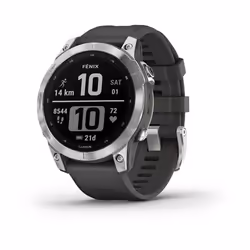 Garmin fenix 7, 3,3 cm (1.3"), MIP, Écran tactile, 16 Go, GPS (satellite), 79 g