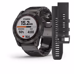 Garmin fenix 7X, 3,56 cm (1.4"), MIP, Écran tactile, 32 Go, GPS (satellite), 89 g