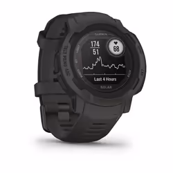 Garmin Instinct 2 Solar 45mm Numérique Graphite GPS (satellite)