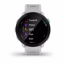 Garmin Forerunner 55 Montre GPS Running 42 mm Noir Bracelet Blanc - Vue supplémentaire 5