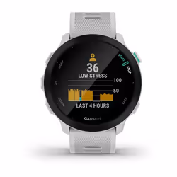 Garmin Forerunner 55 Montre GPS Running 42 mm Noir Bracelet Blanc - Vue supplémentaire 6