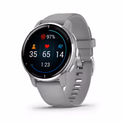 Garmin Venu 2 Plus GPS 43mm Tactile Gris, Argent Wifi GPS (satellite)
